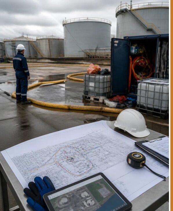 Разработка плана ликвидации разливов нефти в Брянске